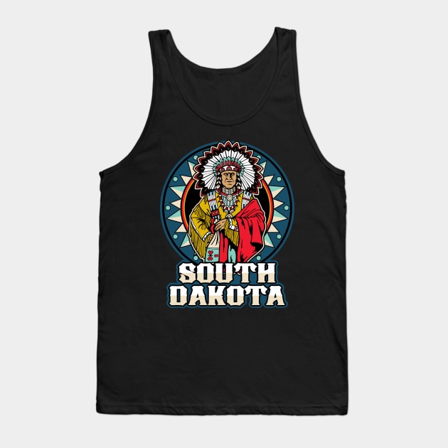 South Dakota Native American Culture Tank Top by SouthDakotaGifts